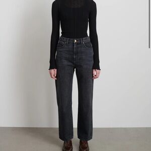 B SIDES plein jean stil black